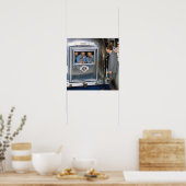 Apollo 11 bemanning in quarantaine poster (Keuken)