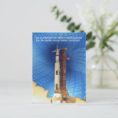 Apollo 11 computerkracht briefkaart (Staand voorkant)