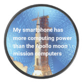 Apollo 11 computerkracht hockey puck (Voorkant)