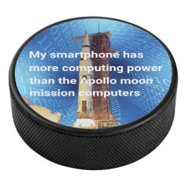 Apollo 11 computerkracht hockey puck