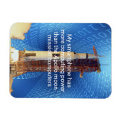 Apollo 11 computerkracht magneet (Horizontaal)