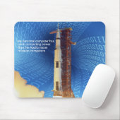 Apollo 11 computerkracht muismat (Met muis)