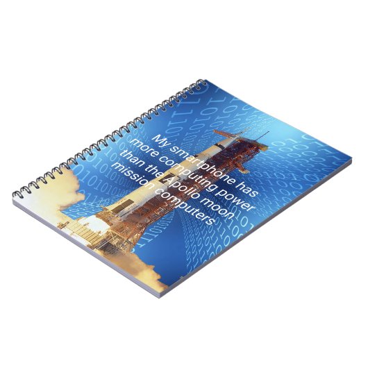 Apollo 11 computerkracht notitieboek (Linkerzijde)