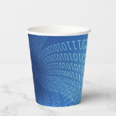 Apollo 11 computerkracht papieren bekers (Achterkant)