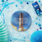 Apollo 11 computerkracht papieren bordje (Feest)