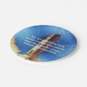 Apollo 11 computerkracht papieren bordje (Gekanteld)