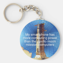 Apollo 11 computerkracht sleutelhanger