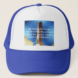 Apollo 11 computerkracht trucker pet