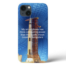 Apollo 11 Computing Power Hoesje-Mate iPhone Case