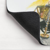 Apollo 11 Eagle-module die uit de maan gaat Muismat (Hoek)