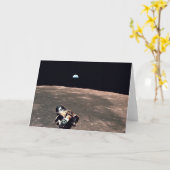 Apollo 11 Earth Uitzicht als Lunar Module Eagle Le Kaart (Gele Bloem)