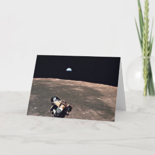 Apollo 11 Earth Uitzicht als Lunar Module Eagle Le Kaart