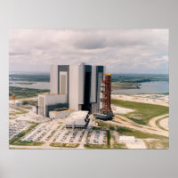 Apollo 11 Het gebouw voor de assemblage van voertu