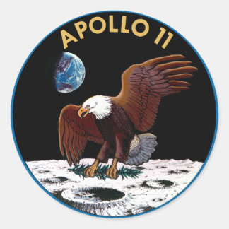 Apollo 11 insigne ronde sticker