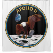 Apollo 11 insignia douchegordijn (Voorkant)