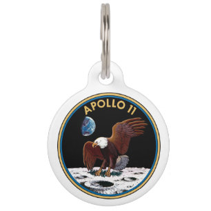 Apollo 11 insignia huisdierpenning