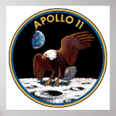 Apollo 11 insignia poster (Voorkant)