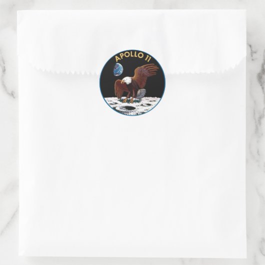Apollo 11 insignia ronde sticker (Tas)