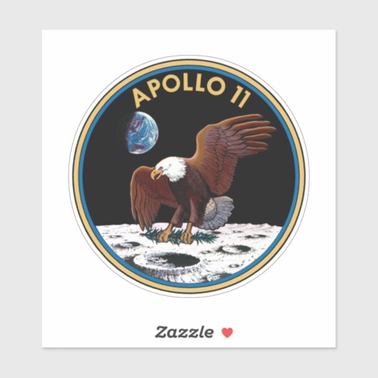 Apollo 11 insignia sticker (Vel)