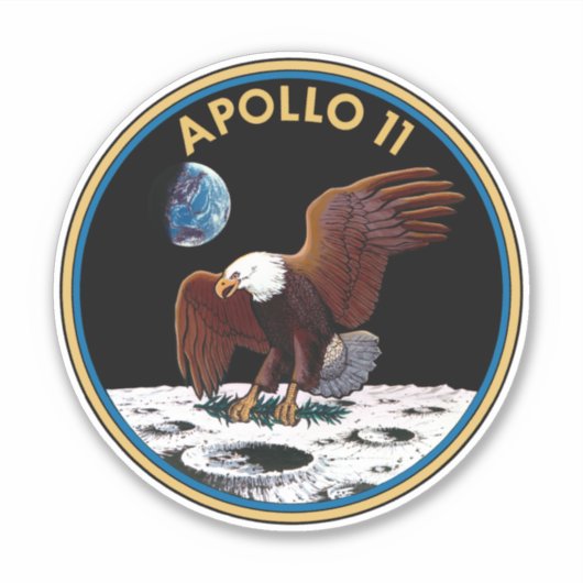 Apollo 11 insignia sticker (Voorkant)