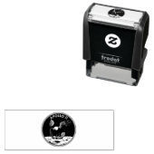 Apollo 11 insignia zelfinktende stempel (In situ)