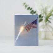 Apollo 11 lanceerkaart briefkaart (Staand voorkant)
