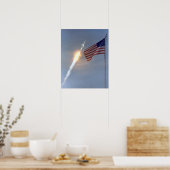 Apollo 11 Lanceerposter Poster (Keuken)