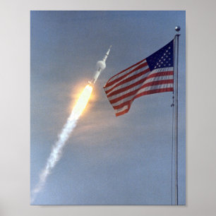Apollo 11 Lanceerposter Poster