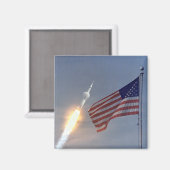 Apollo 11-lancering magneet (Voorkant / Achterkant)