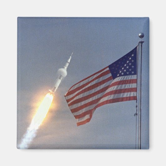 Apollo 11-lancering magneet (Voorkant)