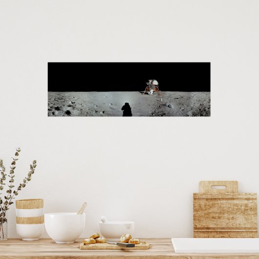 Apollo 11 landinsite poster (Keuken)