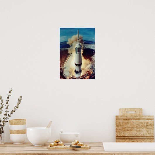 Apollo 11 Lift Off Poster (Keuken)