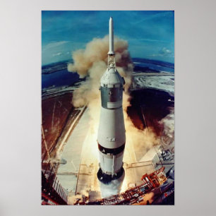 Apollo 11 Lift Off Poster