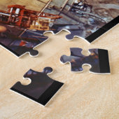 Apollo 11 liften uit legpuzzel (Zijkant)