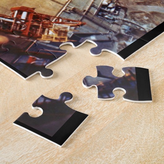 Apollo 11 liften uit legpuzzel (Zijkant)