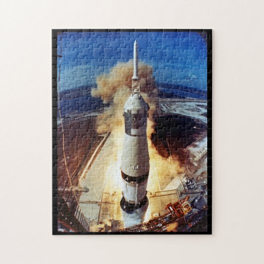 Apollo 11 liften uit legpuzzel (Verticaal)
