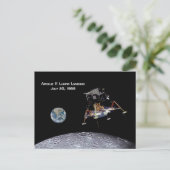 Apollo 11 Lunar Landing Briefkaart (Staand voorkant)