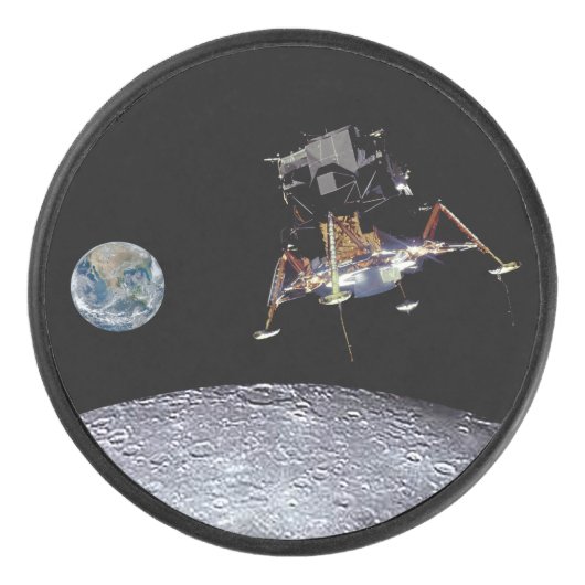Apollo 11 Lunar Landing Hockey Puck (Voorkant)