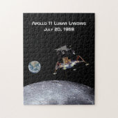 Apollo 11 Lunar Landing Legpuzzel (Verticaal)