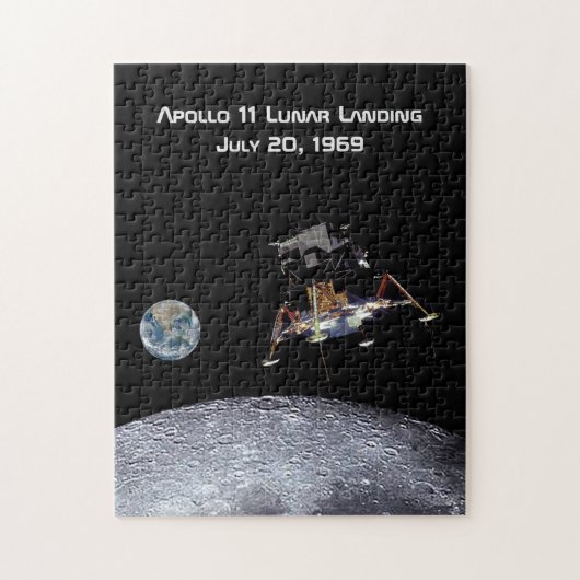 Apollo 11 Lunar Landing Legpuzzel (Verticaal)