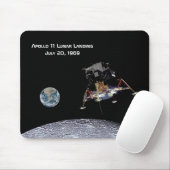 Apollo 11 Lunar Landing Muismat (Met muis)