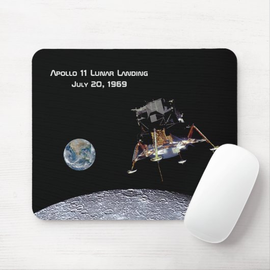 Apollo 11 Lunar Landing Muismat (Met muis)