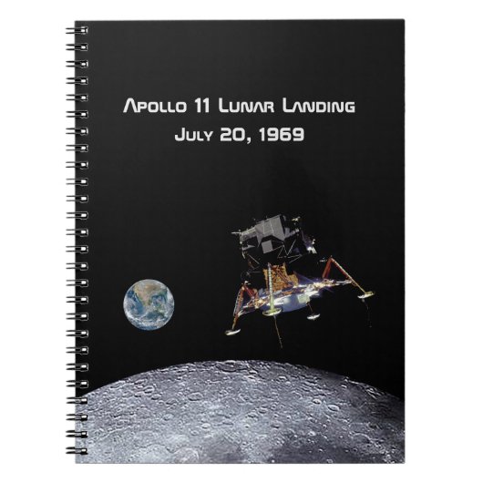Apollo 11 Lunar Landing Notitieboek (Voorkant)