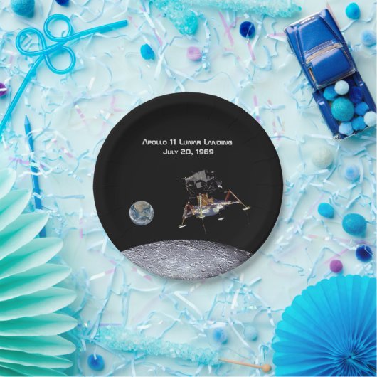 Apollo 11 Lunar Landing Papieren Bordje (Feest)