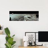 Apollo 11 Lunar Landing Site Poster (Thuiskantoor)