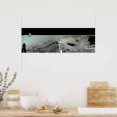Apollo 11 Lunar Landing Site Poster (Keuken)
