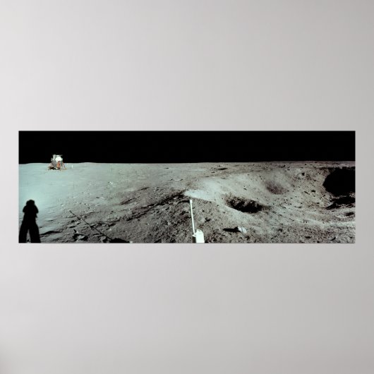 Apollo 11 Lunar Landing Site Poster (Voorkant)