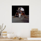 Apollo 11 Lunar Module "Eagle" op de maan Poster (Keuken)