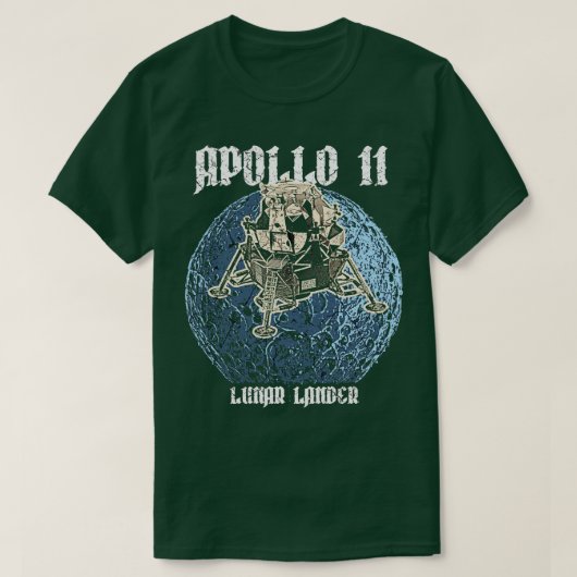 Apollo 11 Maanlander 8 T-shirt (Design voorkant)