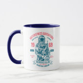 Apollo 11 Man op de Maan 1969 Mok (Links)